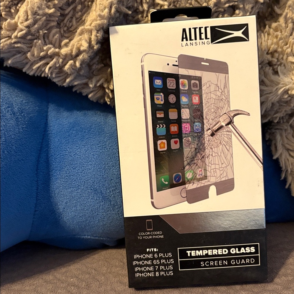 Altec Lansing Tempered Glass Screen Protector - Black